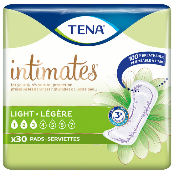 Tena Intimates Light Ultra Thin Incontinence Pads 30 pack